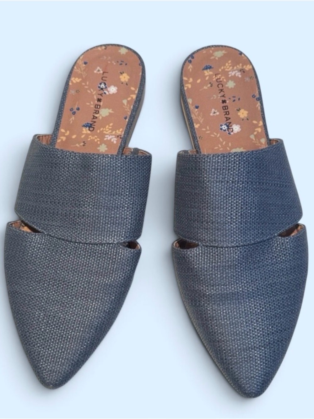 Lucky Brand Women's Gray Mules